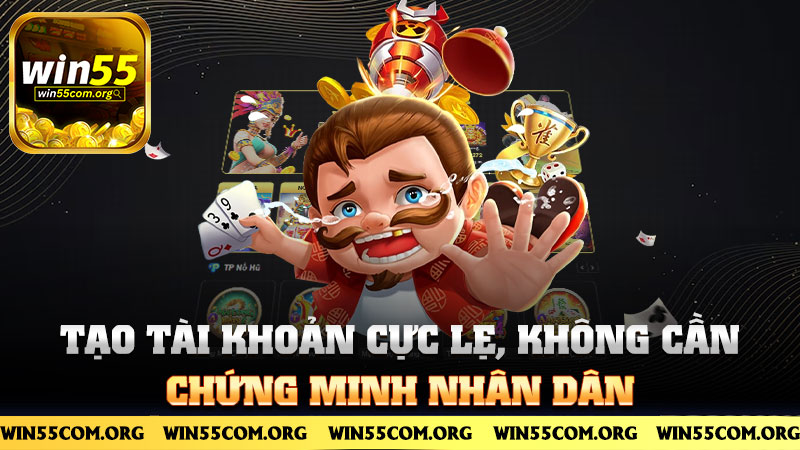 Tạo tài khoản cực lẹ, không cần chứng minh nhân dân