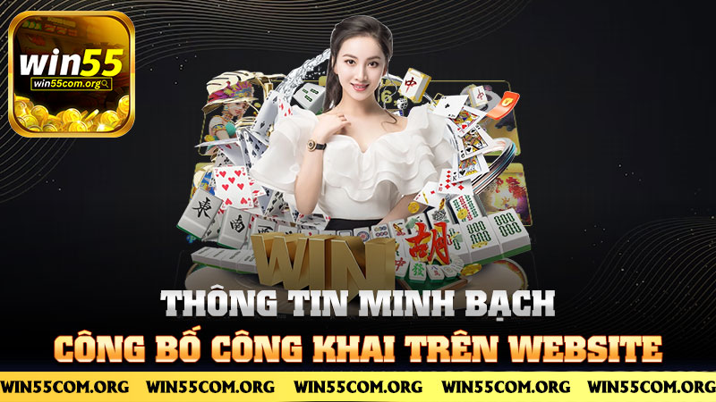 Thông tin minh bạch, công bố công khai trên website